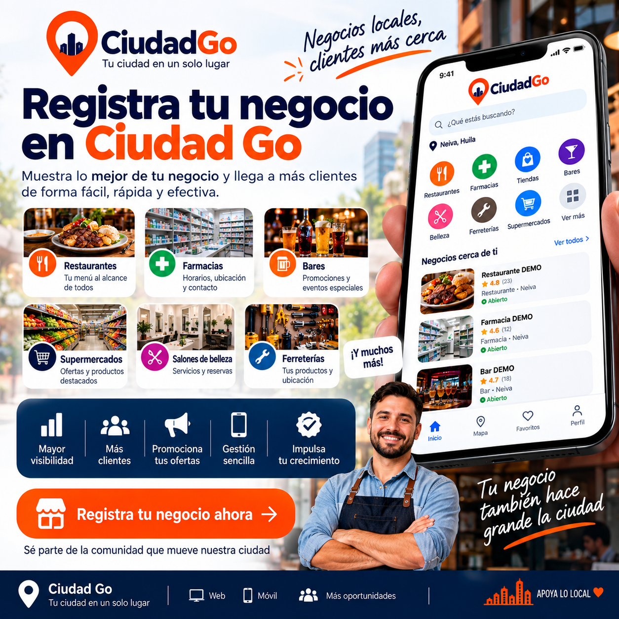 Registra tu Negocio